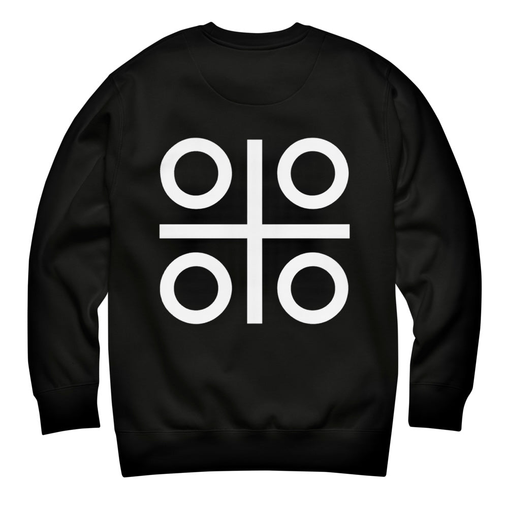 Black Vibe Circle Sweatshirt