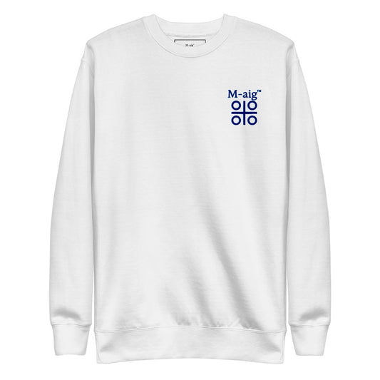 White Main Sweatshirt - Royal